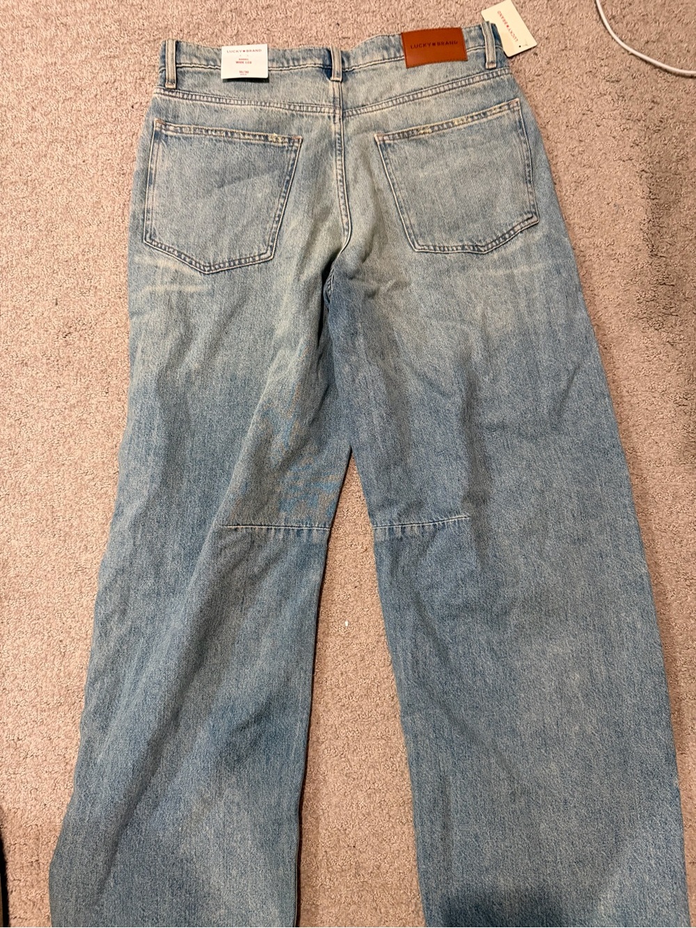 Lucky Brand Light Blue Wide Leg Jeans - Picture 2 of 6